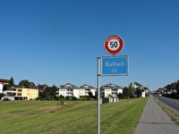 Dorfeingang von Eschenbach