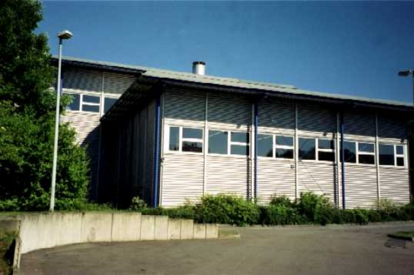 Die Klärschlammtrocknungsanlage.
