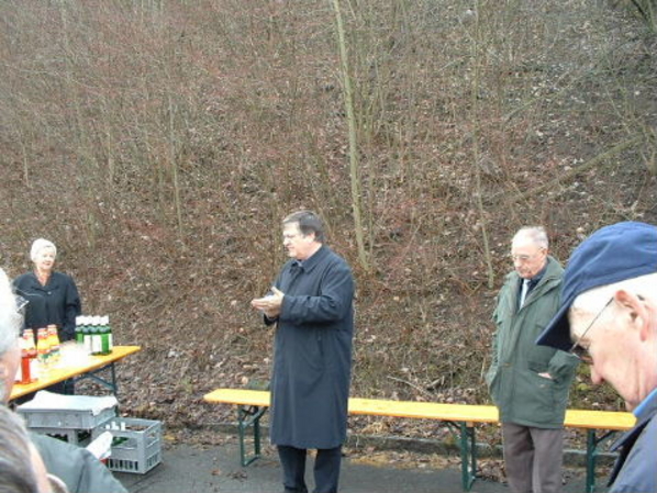 Die Ansprachen anlässlich der offiziellen Feier zur Fahneneinweihung vom 8. März 2003 erfolgten durch Gemeindeammann Hansueli Bühler und Fritz Häsler (Präsident des Verkehrs- und Verschönerungsvereins Stein [VVS]).