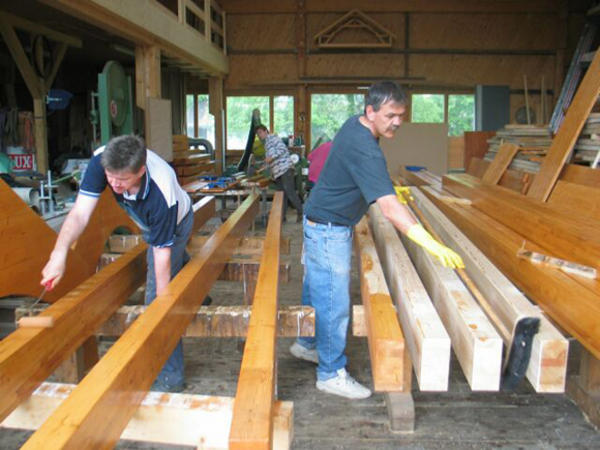 Arbeitseinsatz vom 14. Mai 2005.
