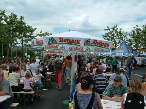 Die Festwirtschaft in Stein.
