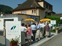 14. Juni 2003 - Einweihung und Tag der offenen Türe für den neuen Spitex-Pavillon.