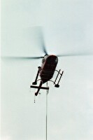 Helikopter-Einsatz in Stein 2001.