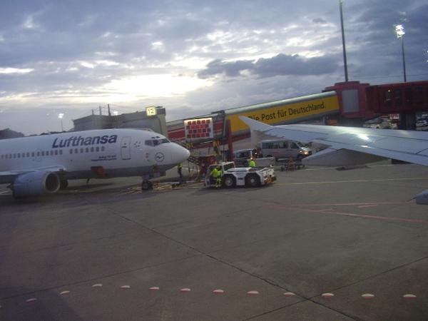 Vor dem Rückflug nach Zürich.
