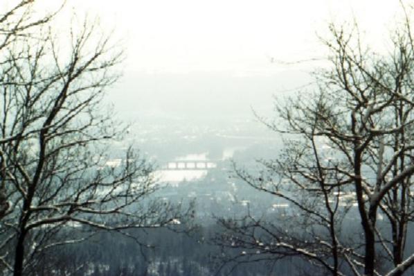 Auch bei Nebel ein sehenswerter Ausblick.
