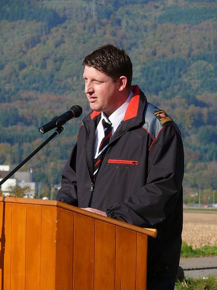 Feuerwehrkommandant Beat Käser.