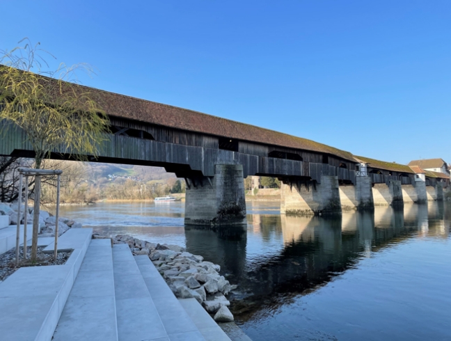 Holzbrücke