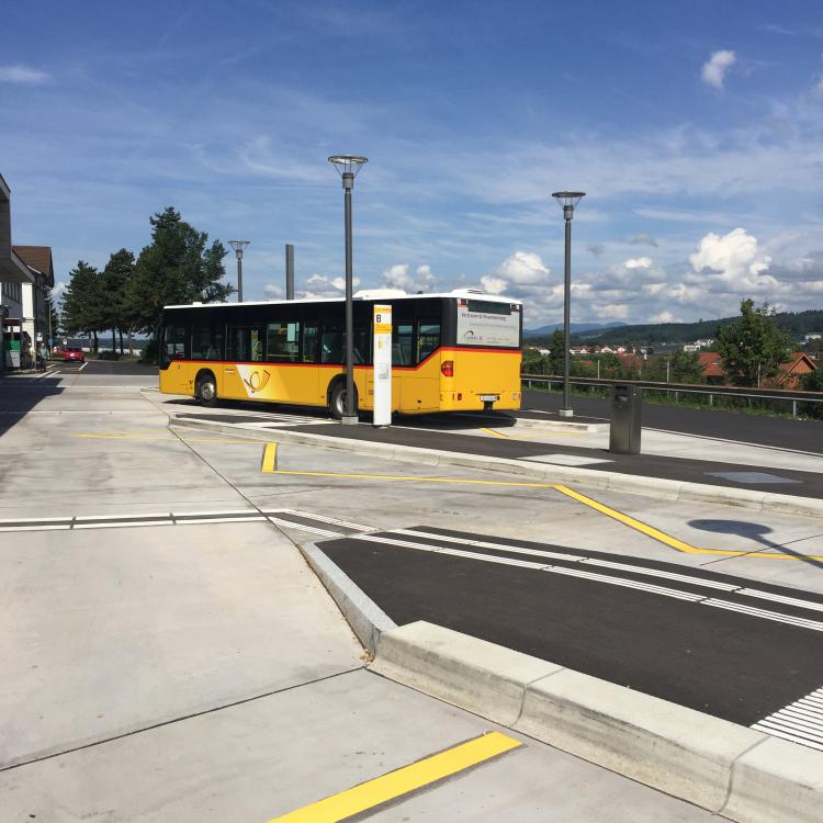 Drei neue Haltestellen für die Busse.