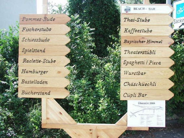 Impressionen des Brückenfestes 2004 vom 27. bis 29. August 2004 in Stein. Das Fest wird abwechselnd von der Stadt Bad Säckingen und der Gemeinde Stein durchgeführt. 