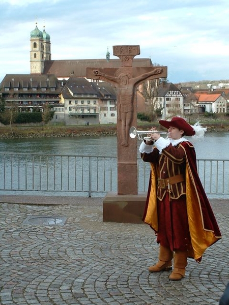 Die Trompeterin von Säckingen und das Schönauer Kreuz.