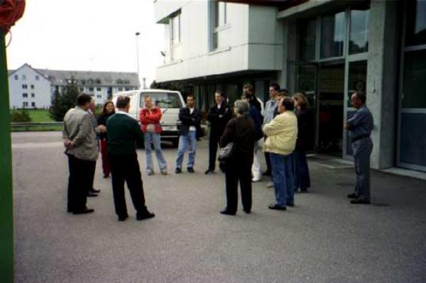 Besammlung des Jahrgangs 1983 beim Werkhof Stein.

