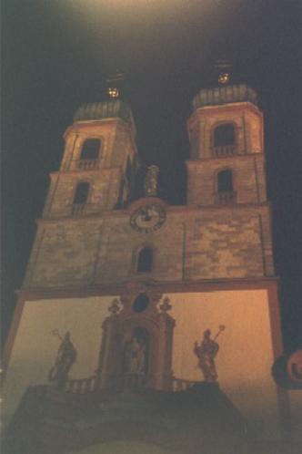 Das Münster eine Stunde vor Mitternacht.