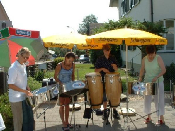Karibische Musik sorgte für gute Unterhaltung.
