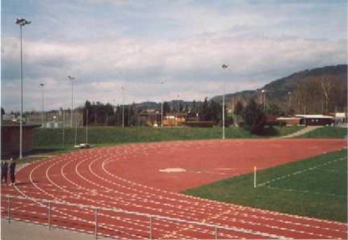 Die Regionale Leichtathletikanlage in Stein.