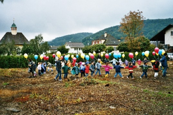 auf dem Areal der zukünftigen Kindergartenanlage der Gemeinde Stein.