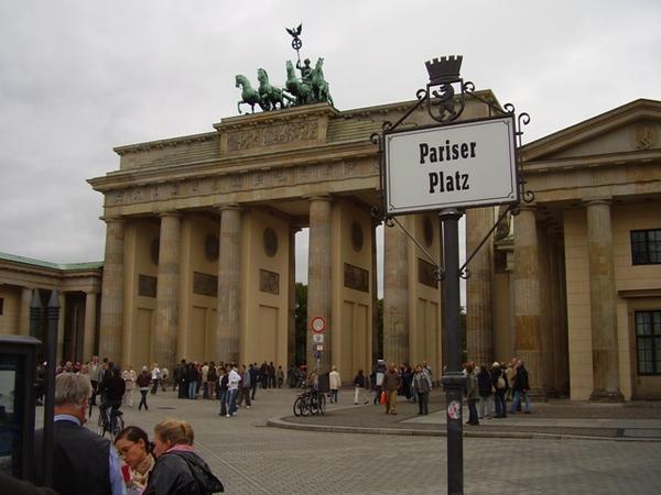 Das Brandenburger Tor.