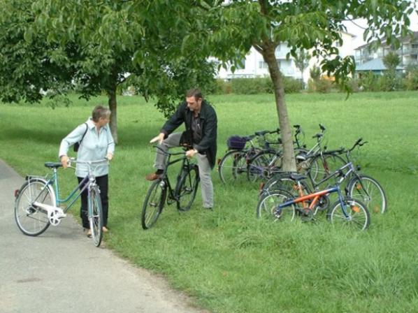 Zu Fuss oder mit dem Fahrrad erreicht man den Park 91 rasch.
