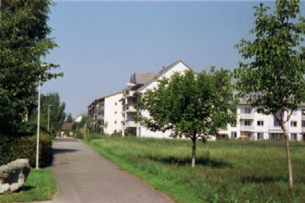 Wohnen im Grünen.