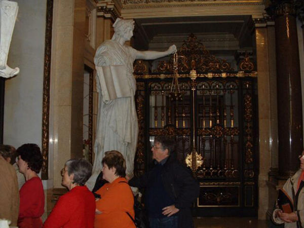 Die Führung durch das Hamburger Rathaus.