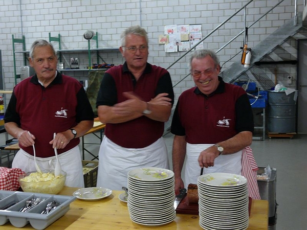 Das Küchen-Team sorgte für das leibliche Wohl.
