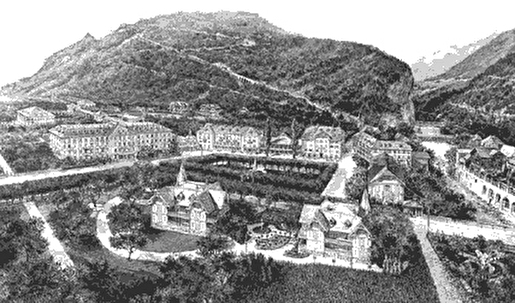 Historische Ansicht von Bad Ragaz