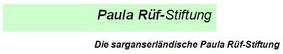 Paula Rüf-Stiftung