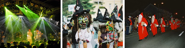 Kultur in Bad Ragaz: 1. Augustfeier, Quellrock Openair, Fasnacht