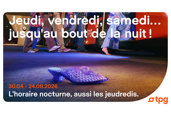 TPG : l'horaire nocturne aussi les jeudredis