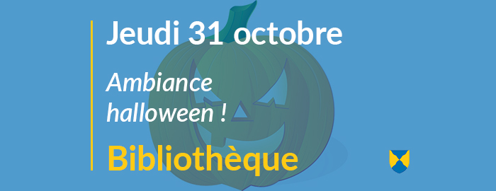 bibliotheque ambiance halloween