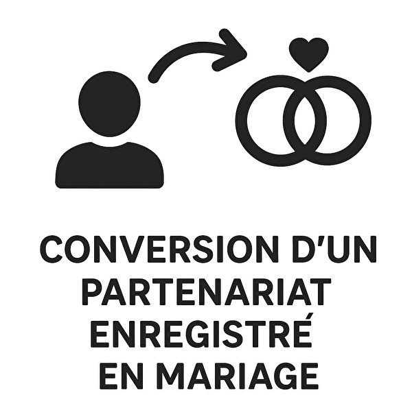 Conversion d'un partenarait en mariage