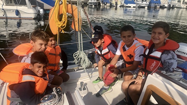 Camps voile avec l’Association la Barre Blanche