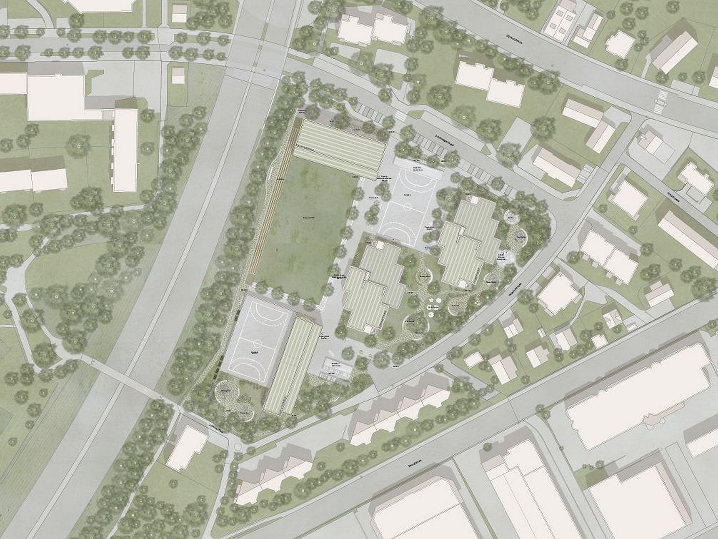 Situationsplan MOSAIK; VPA Architektur