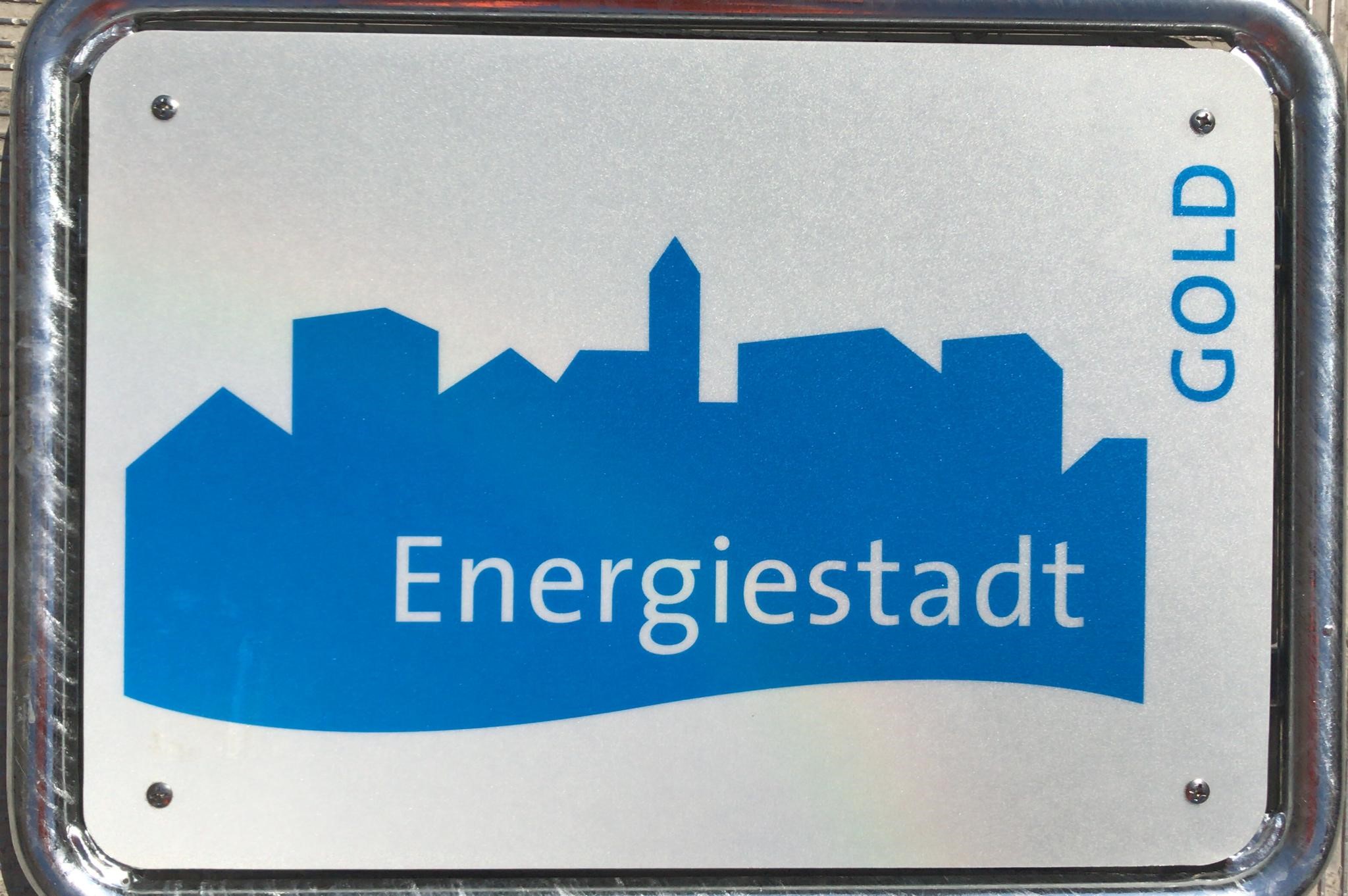Energiestadt-Tafel