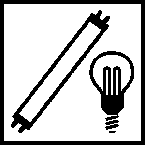 Batterien-Lampen-Symbol