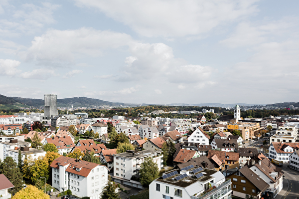 Blick auf die Stadt Dietikon