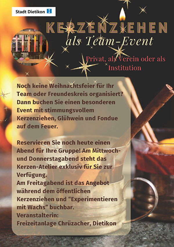 Kerzenziehen als Teamevent