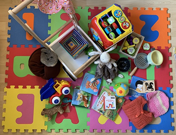 Verschiedene Spielsachen