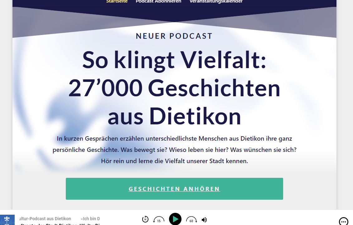 Kulturdietikon Homepage