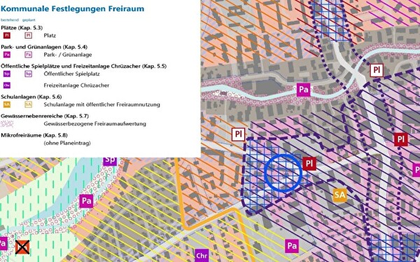 Ausschnitt Richtplanung