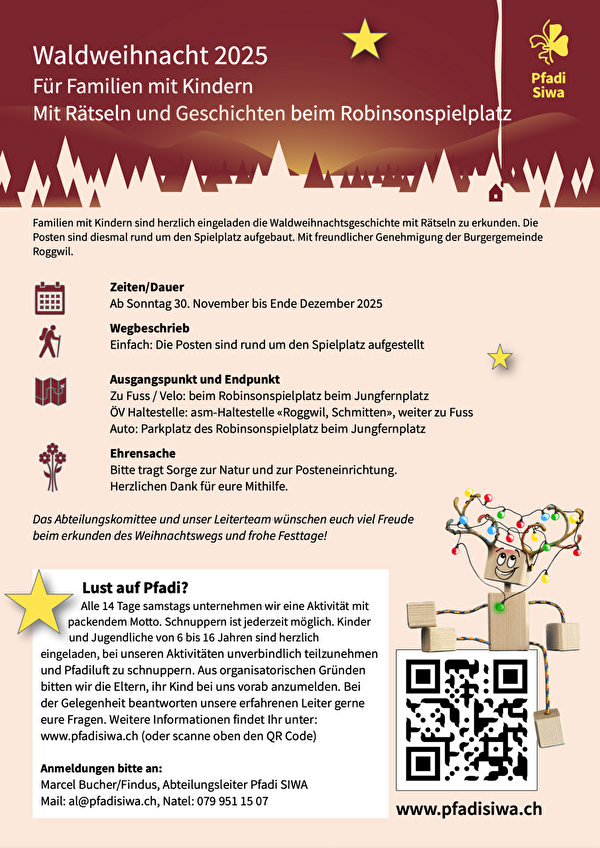 Flyer Waldweihnacht 2025