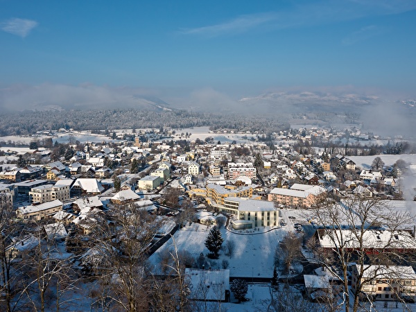 Aarwangen mit Blick Richtung Jura