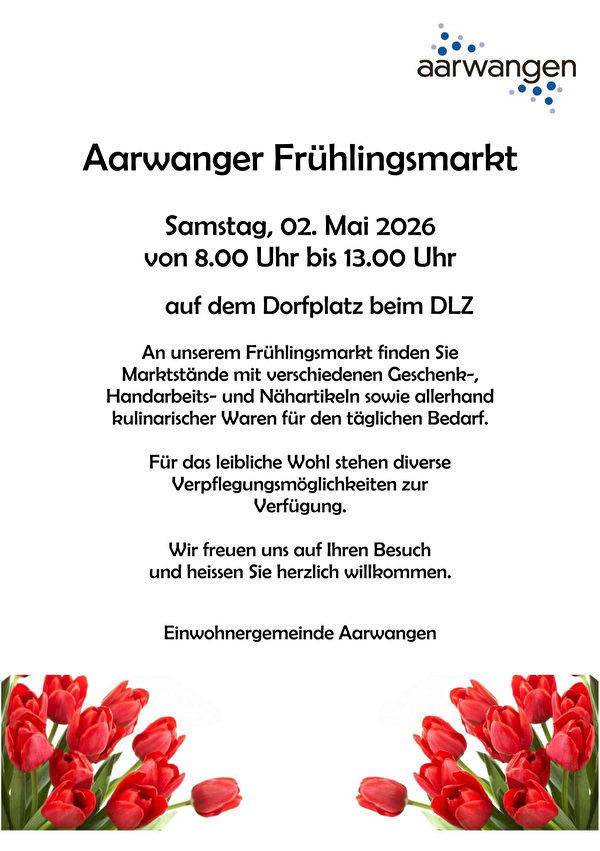 Flyer Frühlingsmarkt