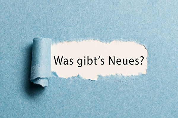 Bild mit Spruch was gibt es Neues