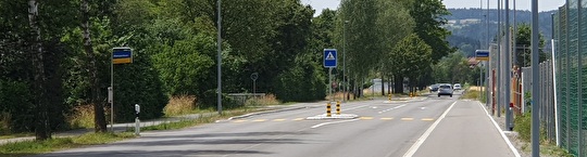 Ohringerstrasse (Beispiel einer Staatsstrasse in Seuzach)