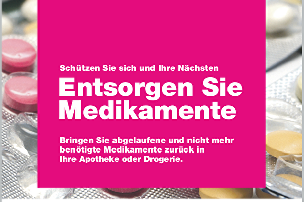 Entsorgen Sie Medikamente