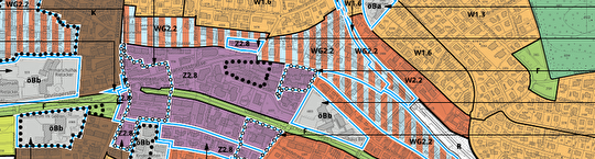 Ausschnitt revidierter Zonenplan