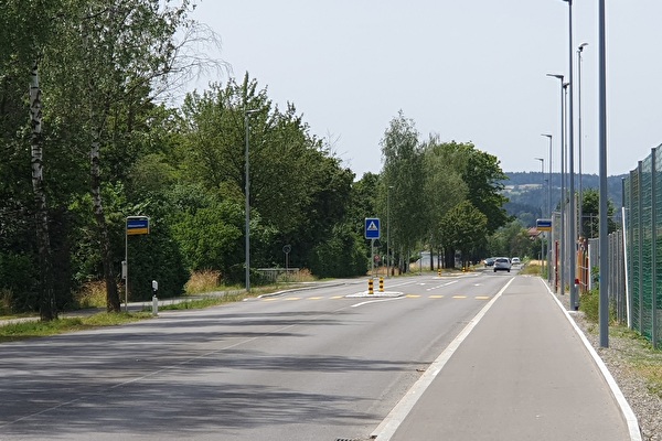 Ohringerstrasse (Beispiel einer Staatsstrasse in Seuzach)