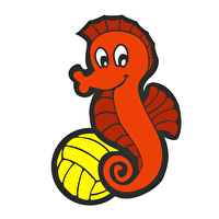 Logo Seepferd mit Ball