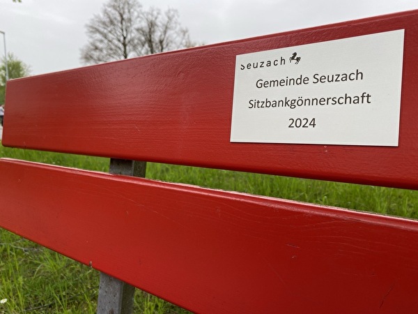 Tafel Sitzbankgönnerschaft