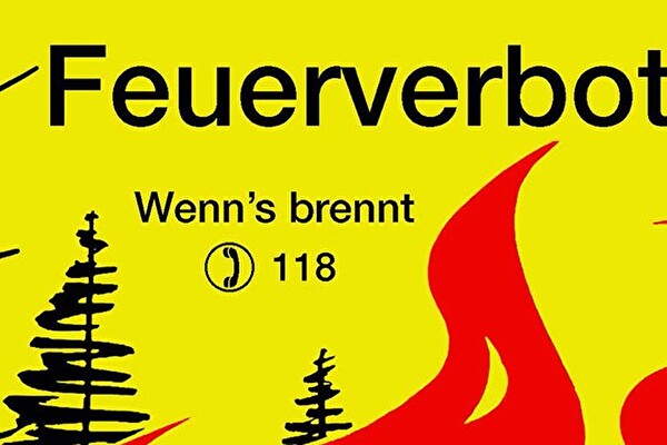 Feuerverbot / Waldbrandgefahr